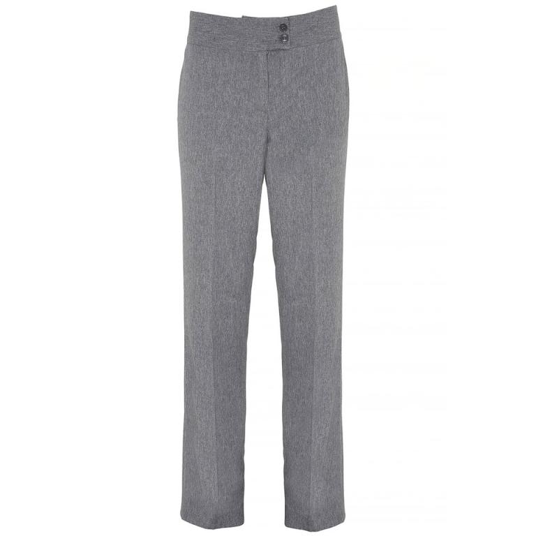 Iris straight leg trousers Heather Grey