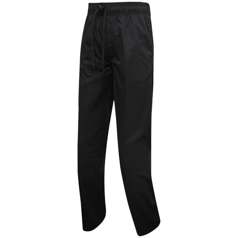 Chef's select slim leg trousers Black