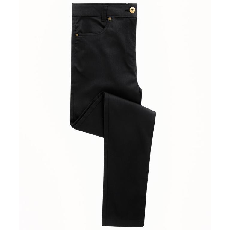 Women's performance chino jeans Black