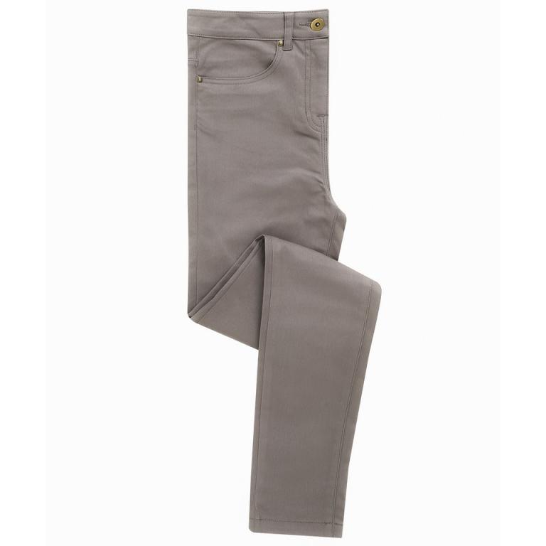 Women's performance chino jeans Steel