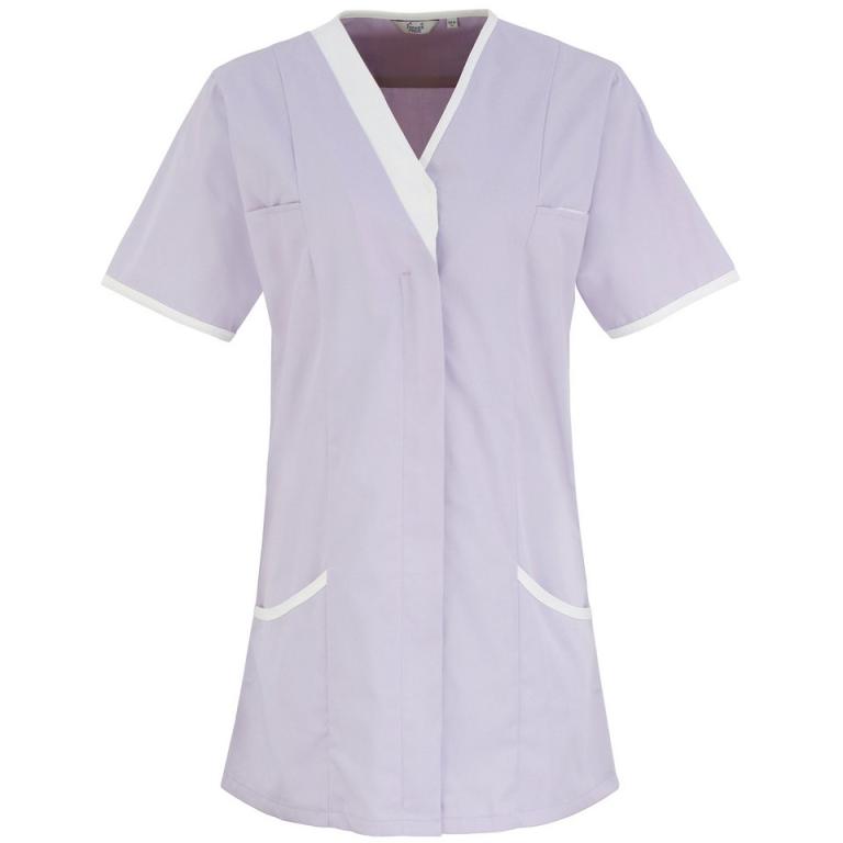 Daisy healthcare tunic Lilac/White