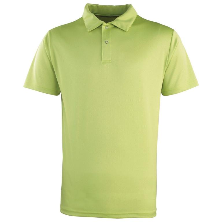 Coolchecker® studded polo Lime