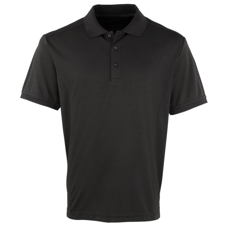 Coolchecker® piqué polo Black