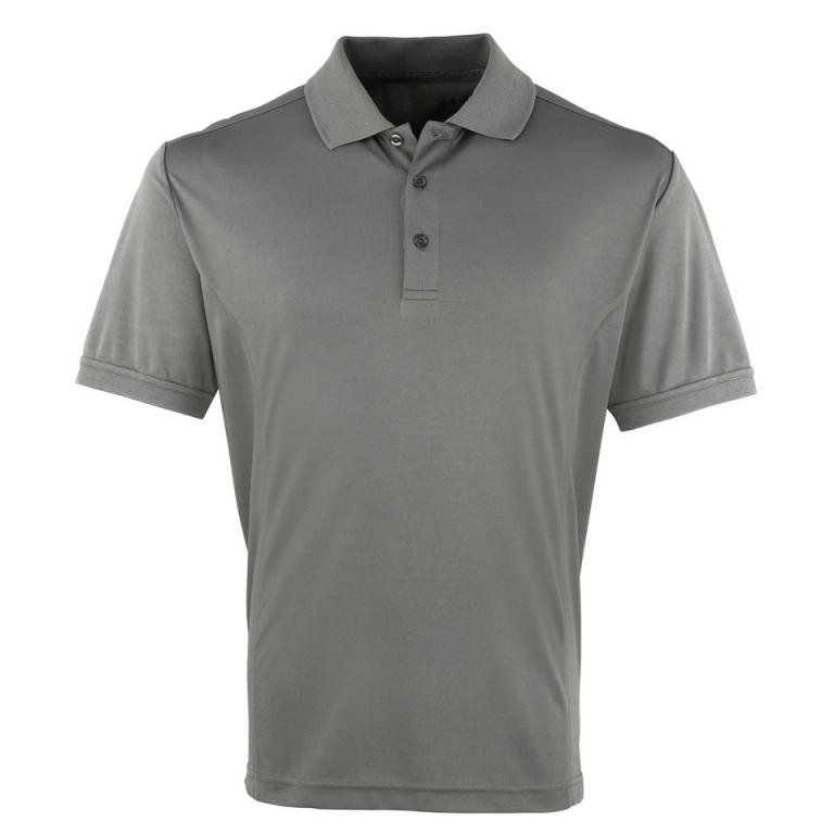 Coolchecker® piqué polo Dark Grey