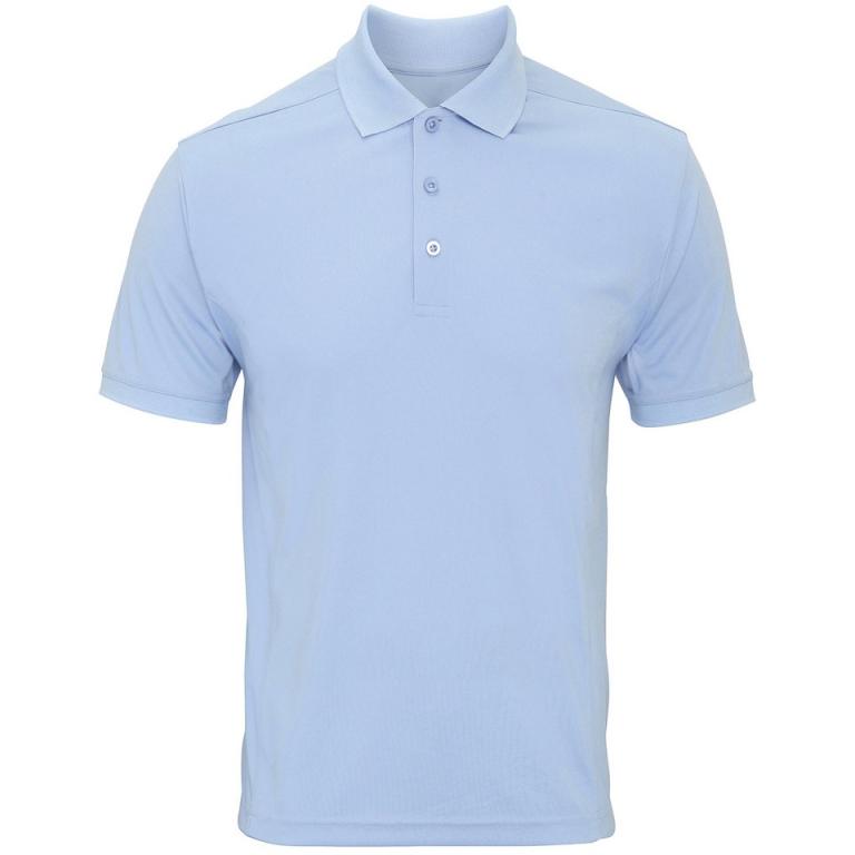 Coolchecker® piqué polo Light Blue