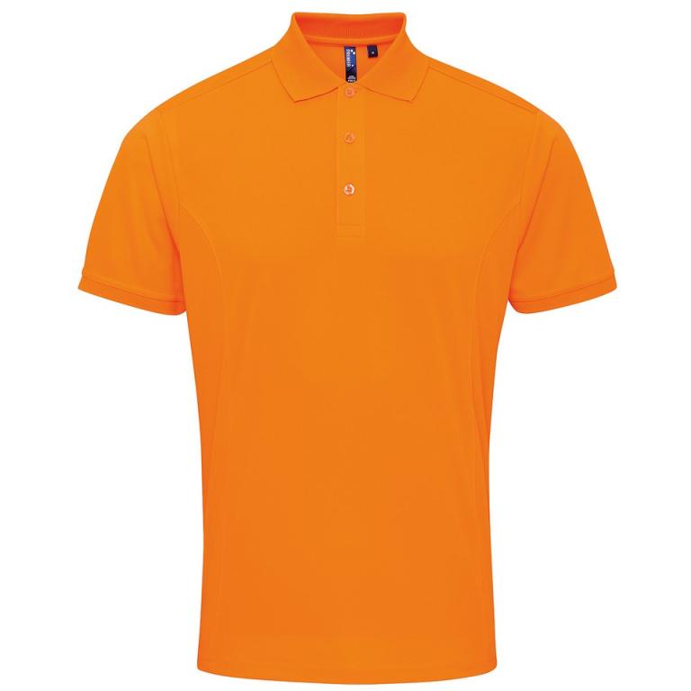 Coolchecker® piqué polo Neon Orange