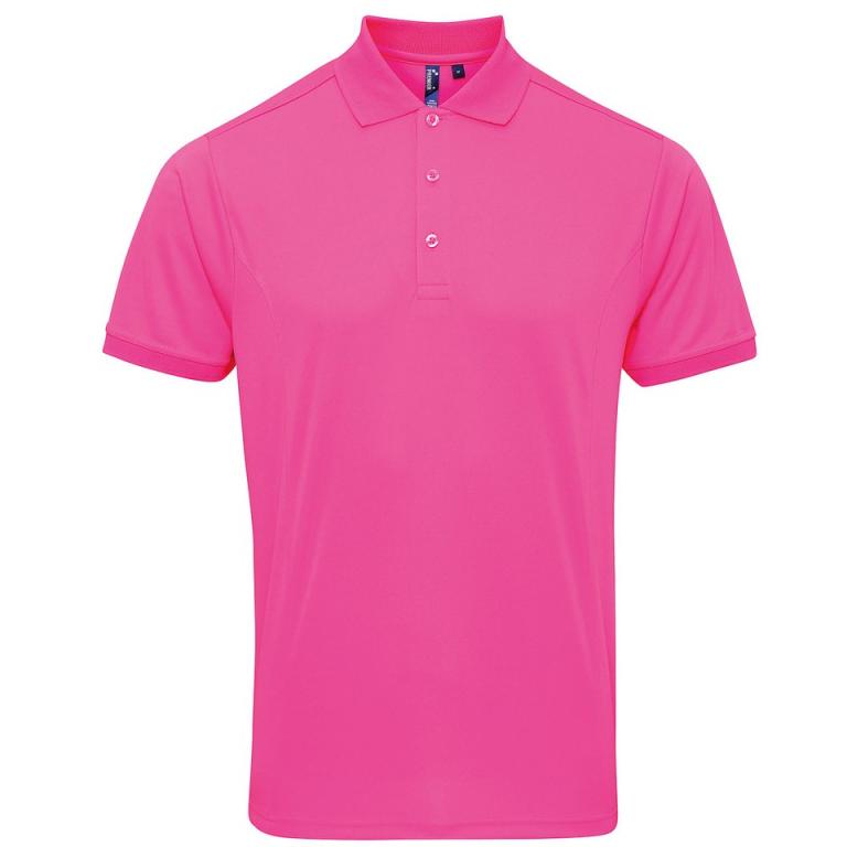 Coolchecker® piqué polo Neon Pink