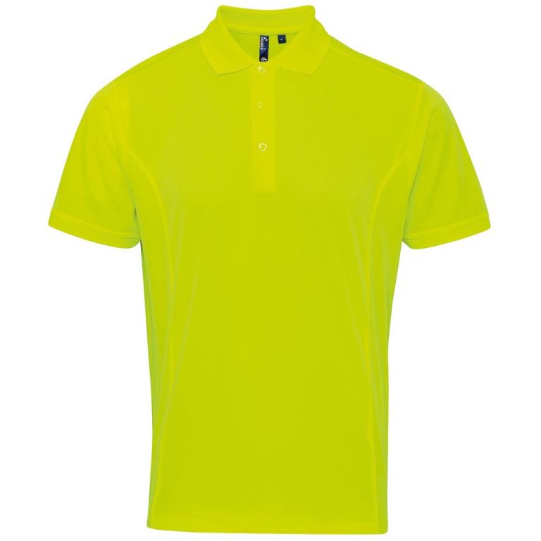 Coolchecker® piqué polo Neon Yellow