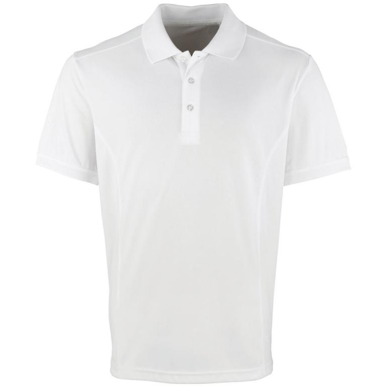 Coolchecker® piqué polo White