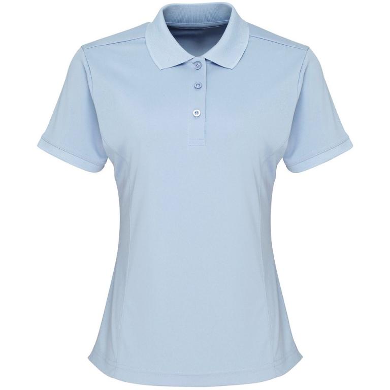 Women's Coolchecker® piqué polo Light Blue