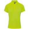 Women's Coolchecker® piqué polo Neon Yellow