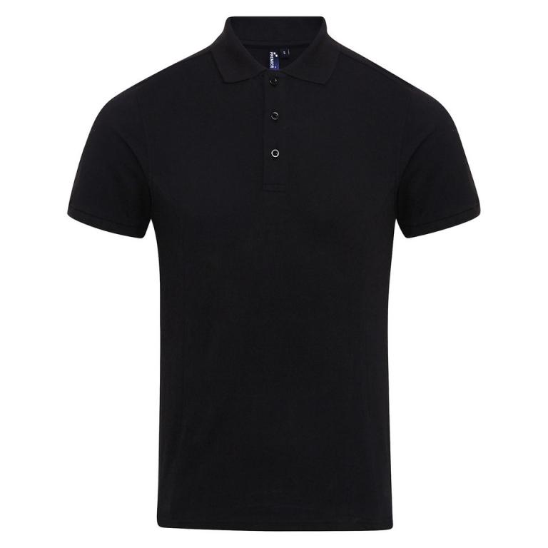 Coolchecker® plus piqué polo with CoolPlus® Black