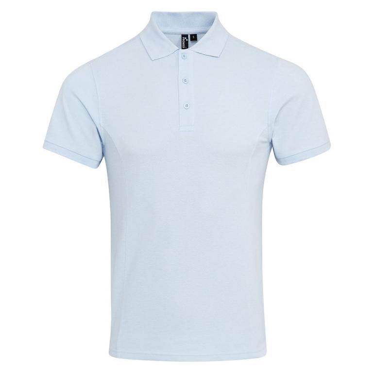 Coolchecker® plus piqué polo with CoolPlus® Light Blue