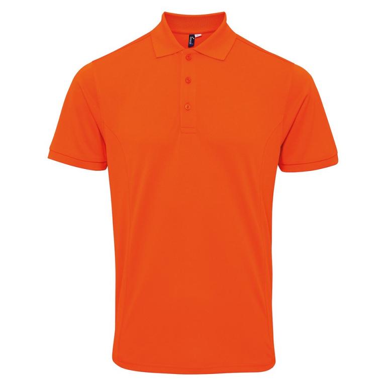 Coolchecker® plus piqué polo with CoolPlus® Orange