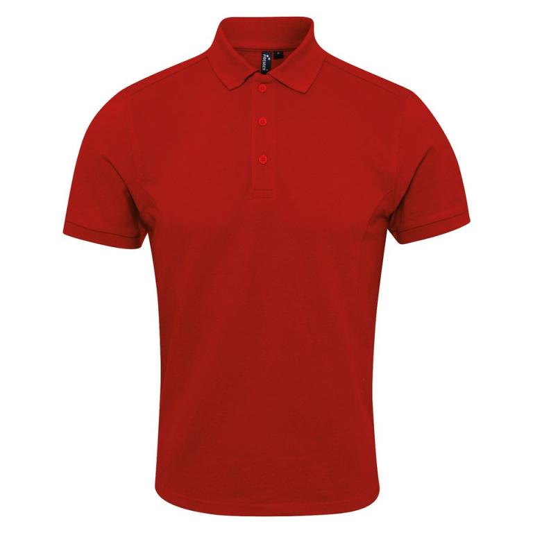 Coolchecker® plus piqué polo with CoolPlus® Red