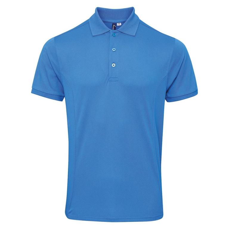 Coolchecker® plus piqué polo with CoolPlus® Sapphire