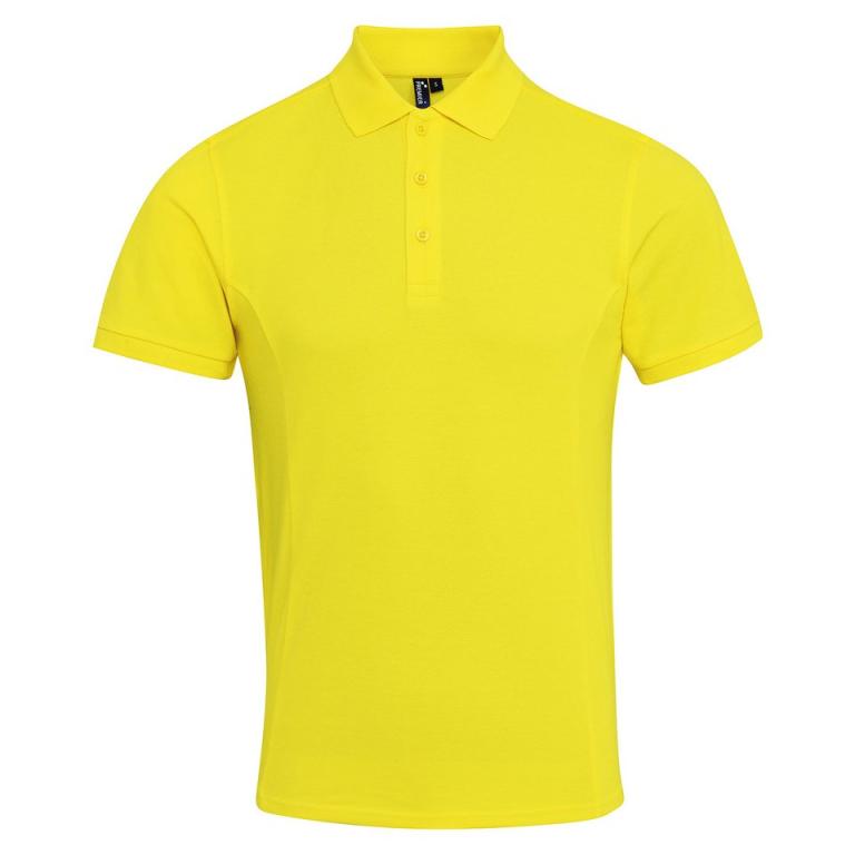 Coolchecker® plus piqué polo with CoolPlus® Yellow