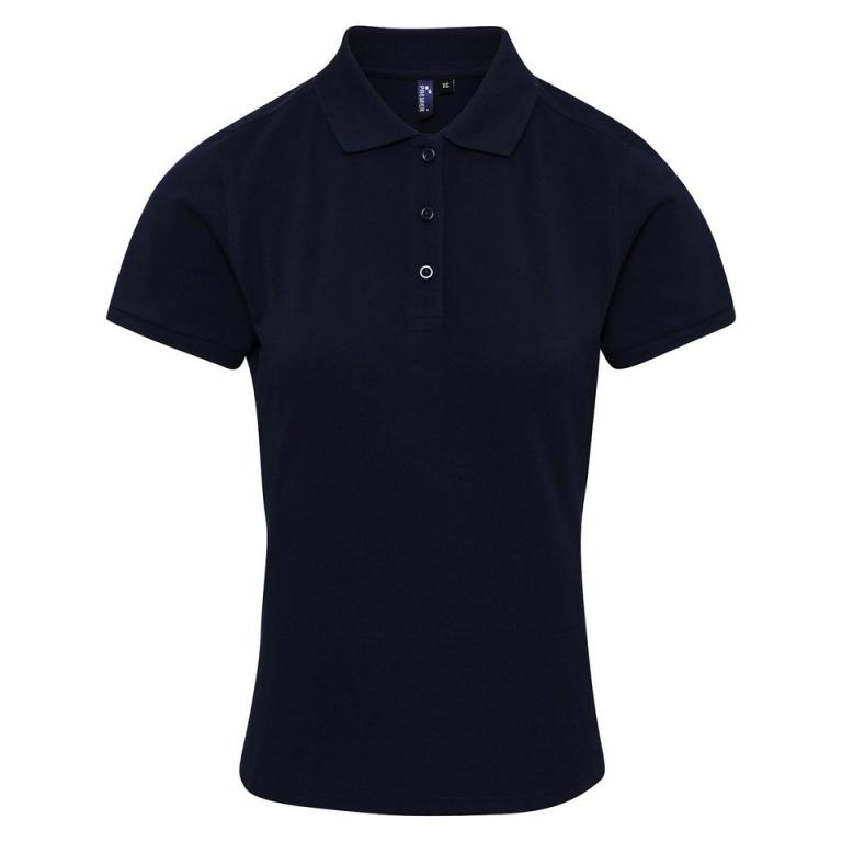 Women's Coolchecker plus piqué polo with CoolPlus® Navy