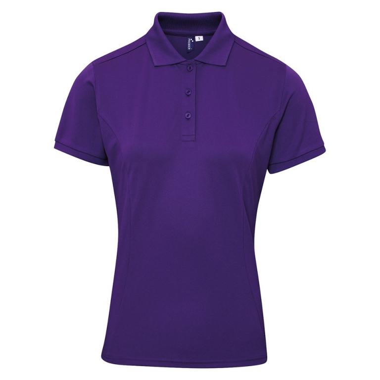 Women's Coolchecker plus piqué polo with CoolPlus® Purple