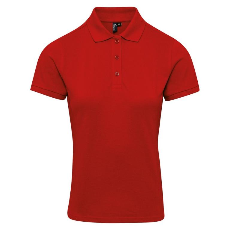 Women's Coolchecker plus piqué polo with CoolPlus® Red