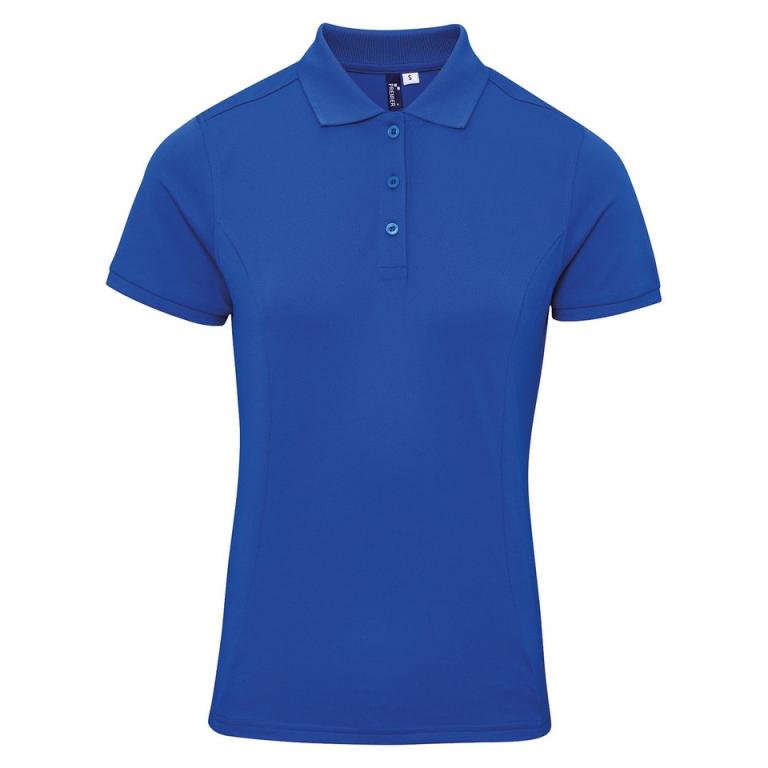 Women's Coolchecker plus piqué polo with CoolPlus® Royal