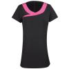 Ivy beauty and spa tunic Black/Hot Pink