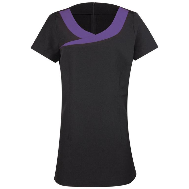 Ivy beauty and spa tunic Black/Purple