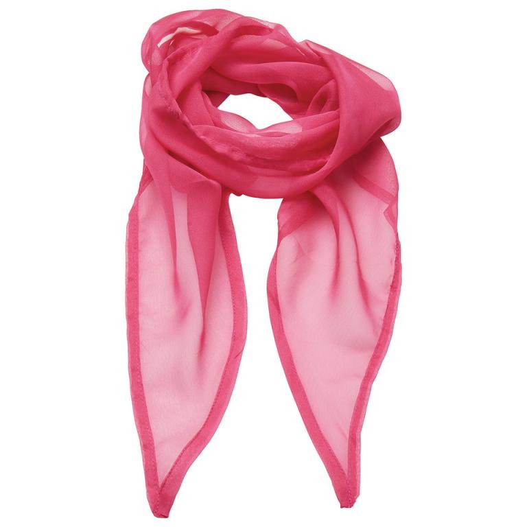 'Colours' Chiffon scarf Fuchsia