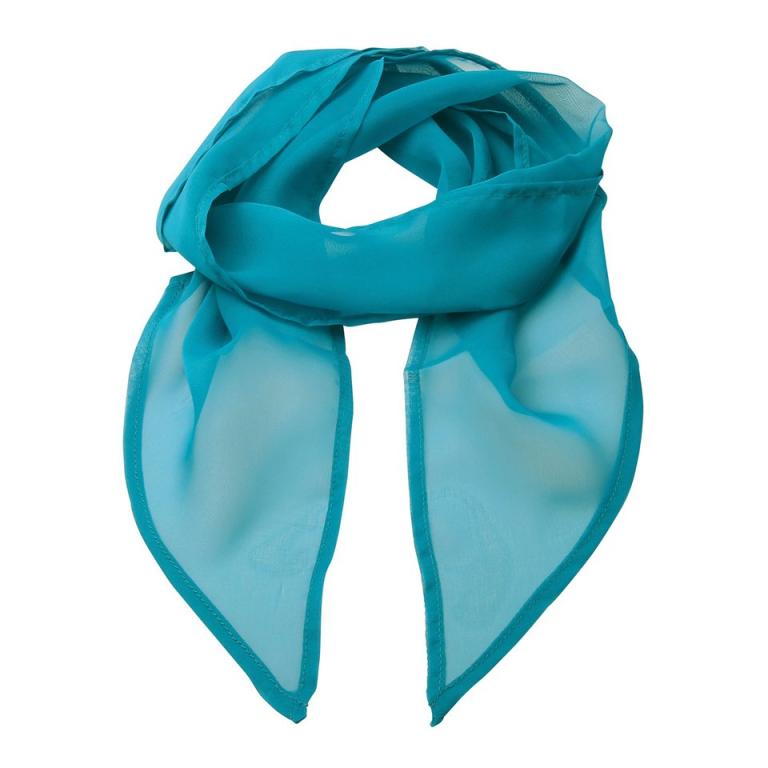 'Colours' Chiffon scarf Teal