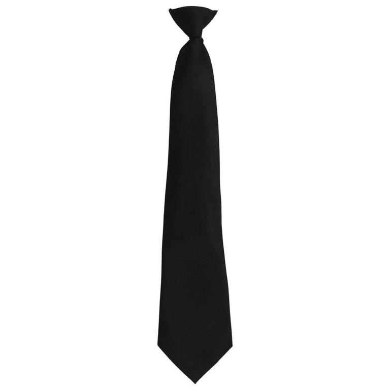 'Colours Originals' fashion clip tie Black