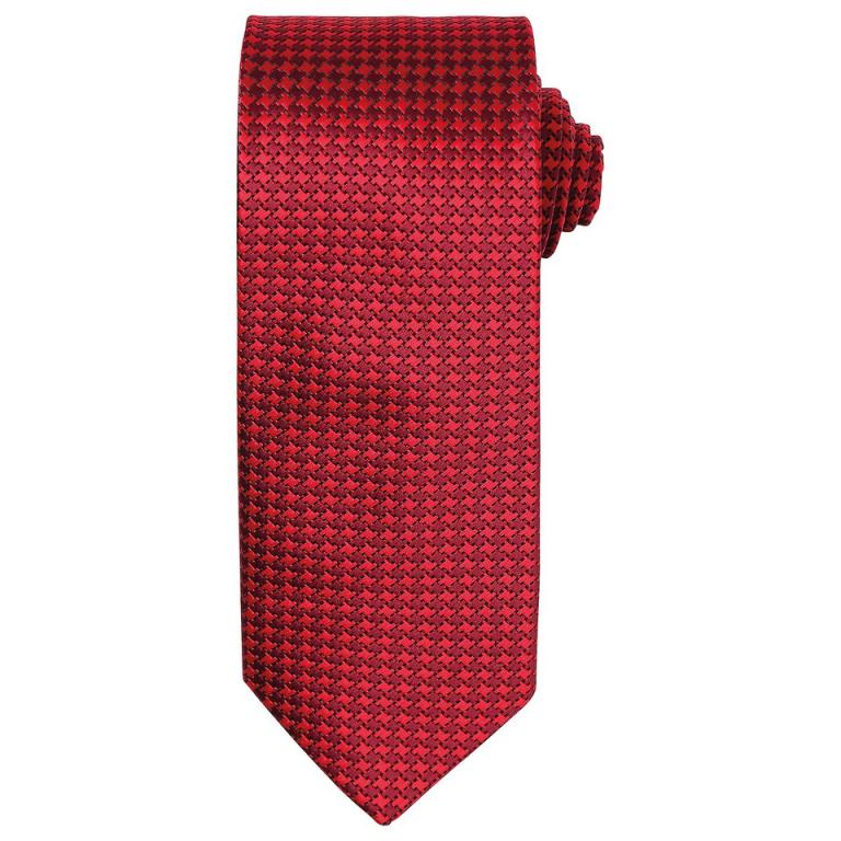 Puppy tooth tie Red