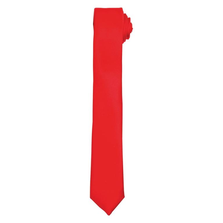 Slim tie Red