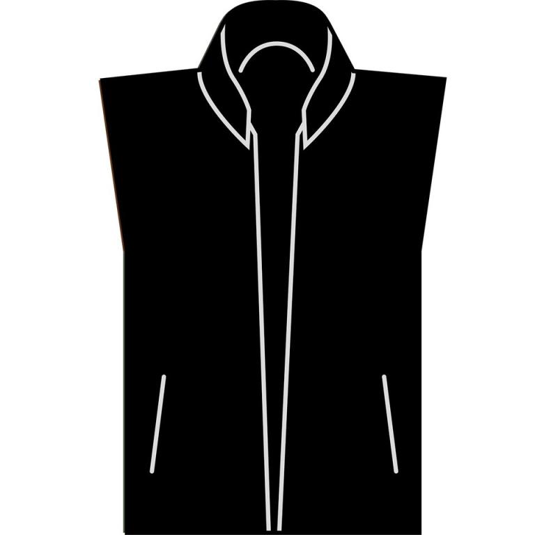 Artisan fleece gilet Black/Black