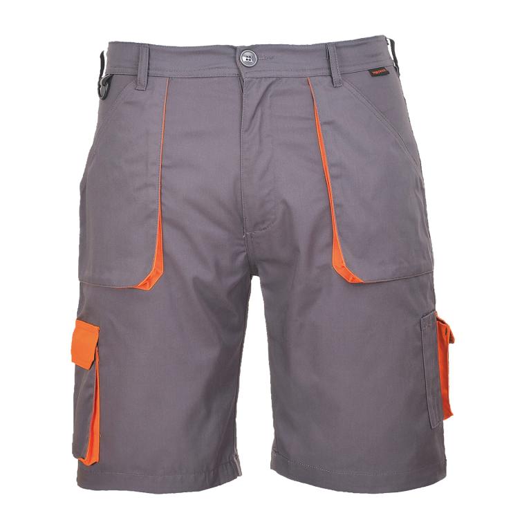 Portwest Texo contrast shorts (TX14) Grey/Orange