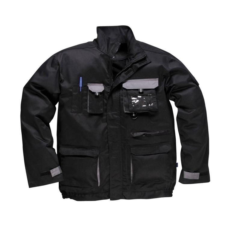 Portwest Texo contrast jacket (TX10) Black/Grey