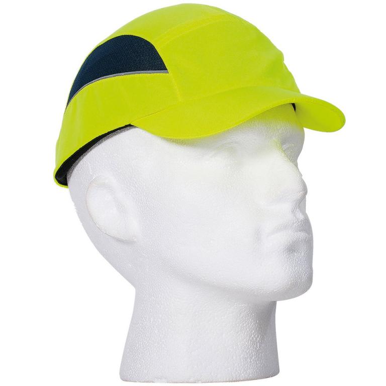 AirTech bump cap (PS59) Hi Viz Yellow