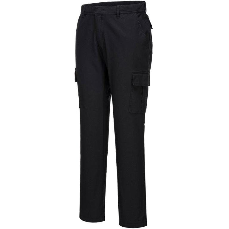 Stretch slim combat trousers (S231) Black