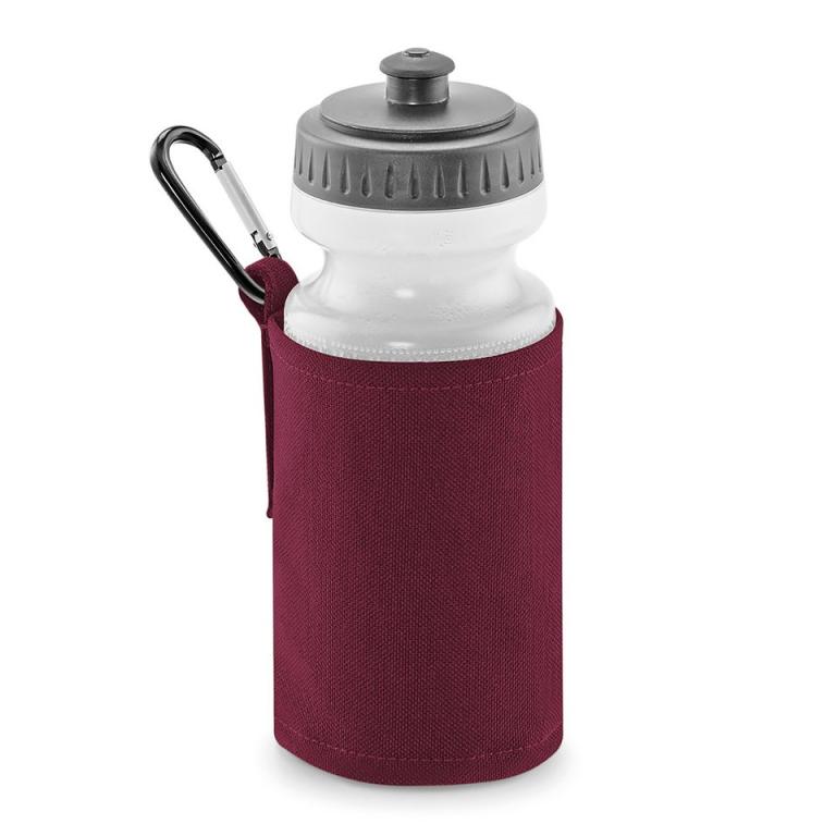 Water bottle and holder Burgundy