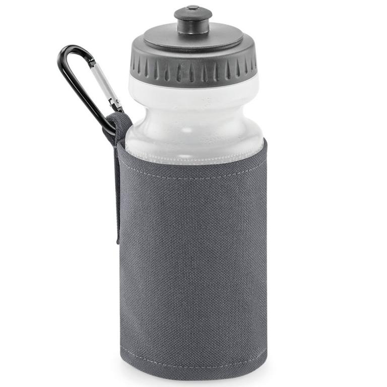 Water bottle and holder Graphite Grey