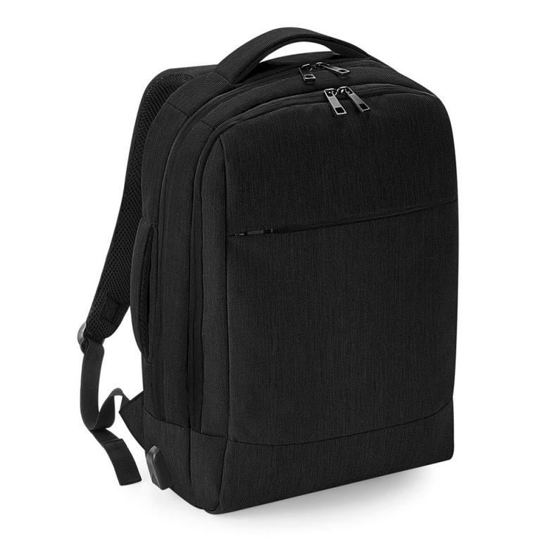 Q-Tech charge convertible backpack Black