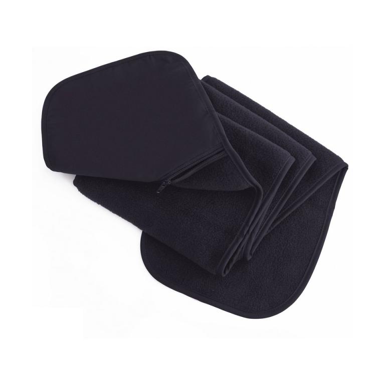 Polartherm™ fleece scarf with zip pocket Navy