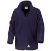 Core junior microfleece jacket Navy