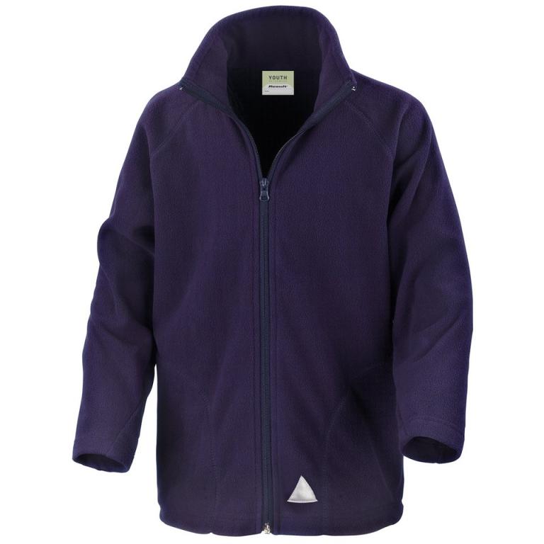 Core junior microfleece jacket Navy