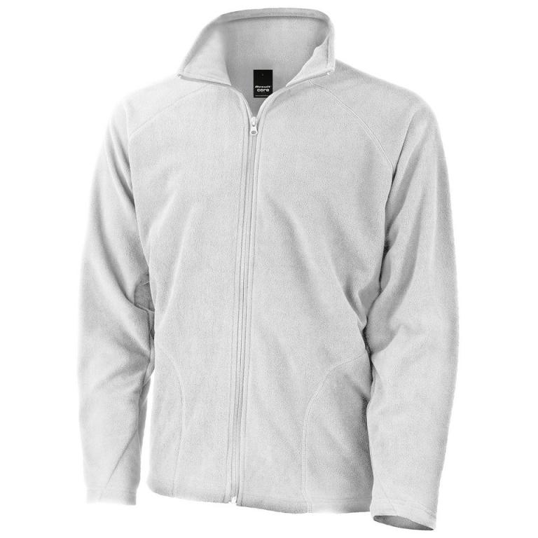 Core microfleece jacket White