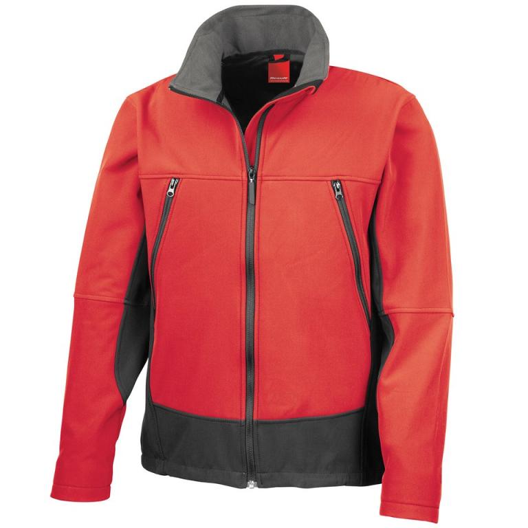 Softshell activity jacket Red/Black