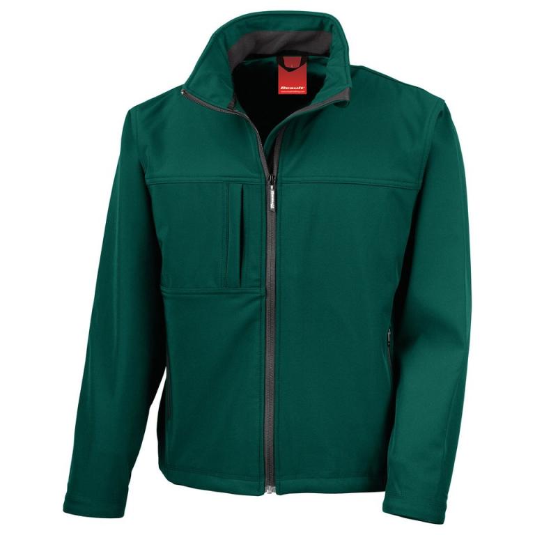 Classic softshell jacket Bottle Green