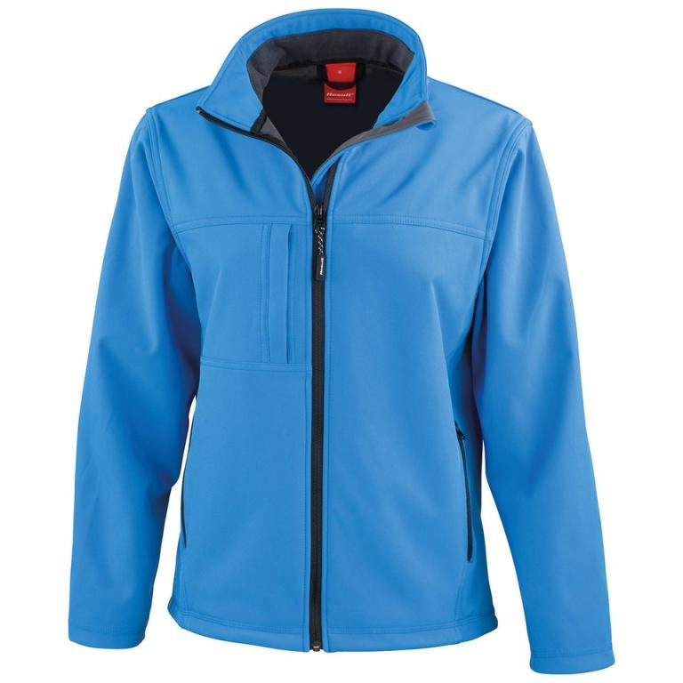 Women's classic softshell jacket Azure