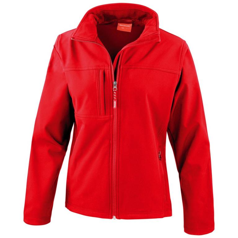 Women's classic softshell jacket Red