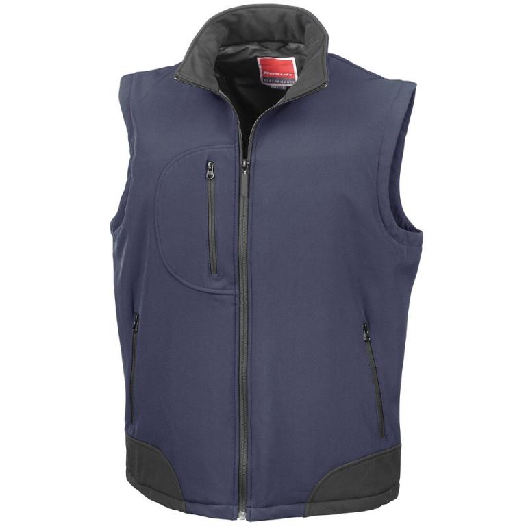 Softshell bodywarmer Navy/Black