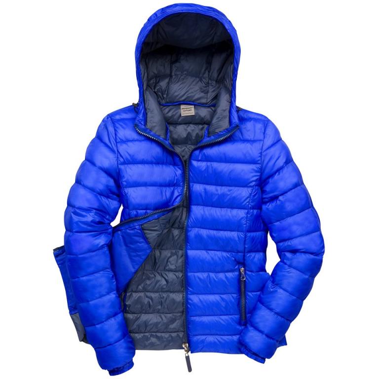 Women's Urban snow bird hooded jacket Royal/Navy